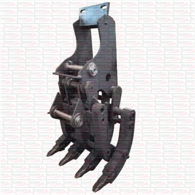 10 tòn Excavator te monte mekanik grappin