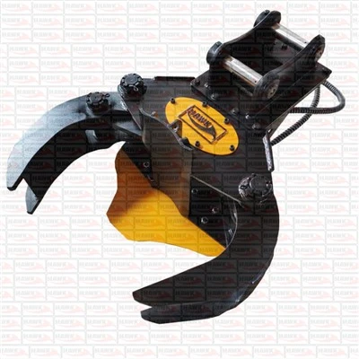 Excavator Rotation Koupe Grapple Tree Chea