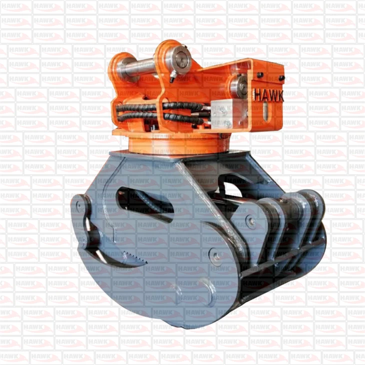 Wood Grabbing Grapple Attachment For Excavator